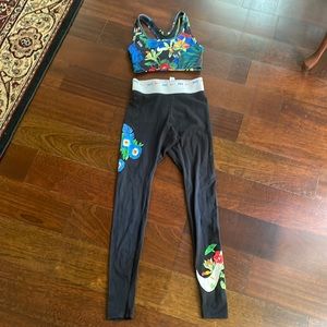 Nike two piece leggings and bra